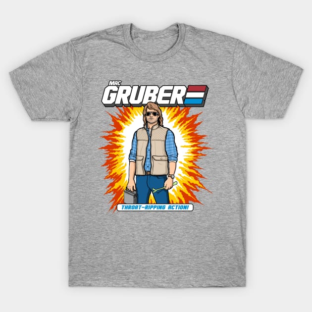 MacGruber Action Figure T-Shirt by harebrained